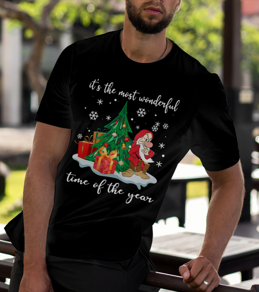 It's The Most Wonderful Time Of The Year Grumpy Christmas Snow White T-Shirt