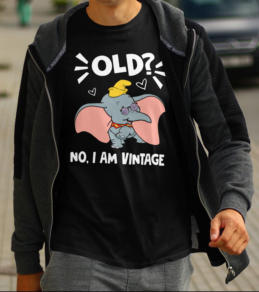 Dumbo Old No I Am Vintage T-Shirt