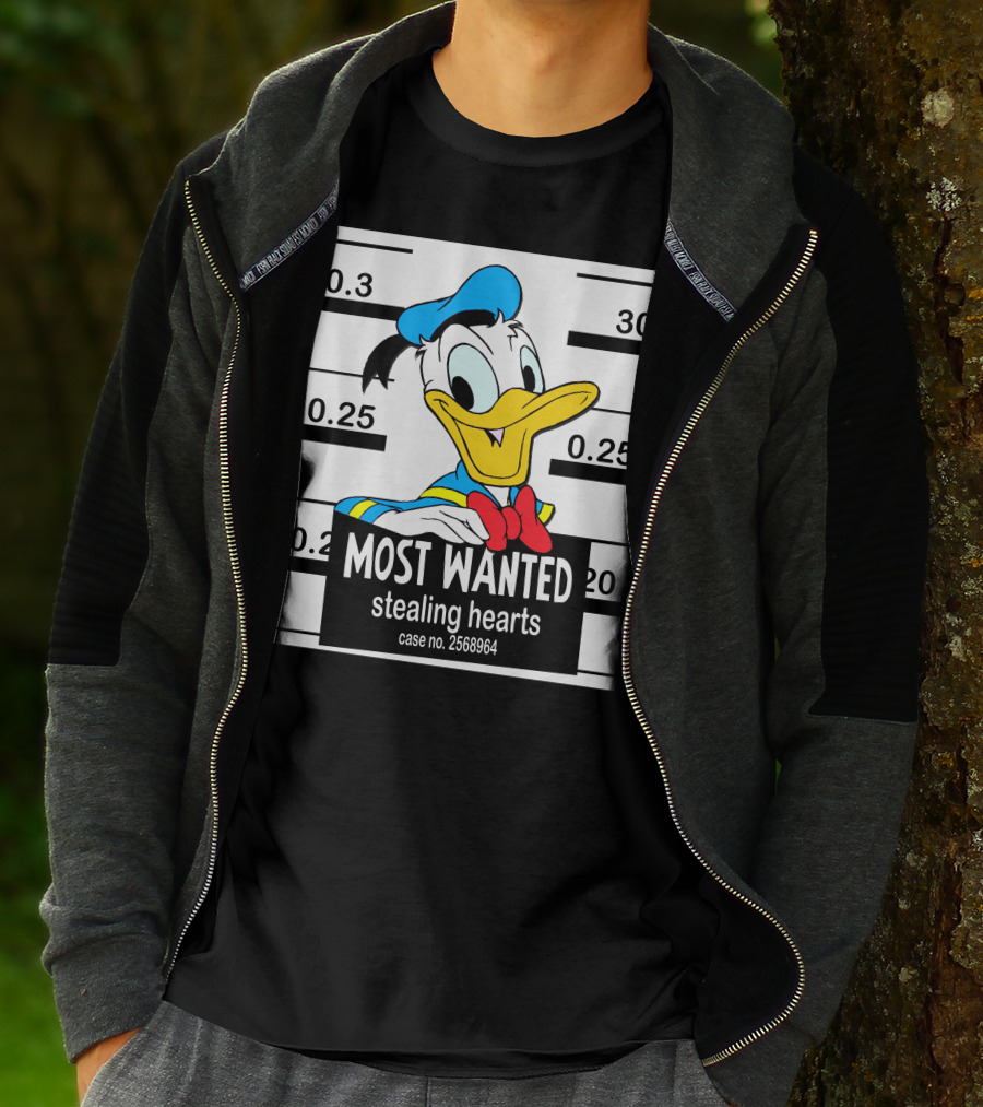Most Wanted Stealing Hearts Donald Case No. 2568964 T-Shirt