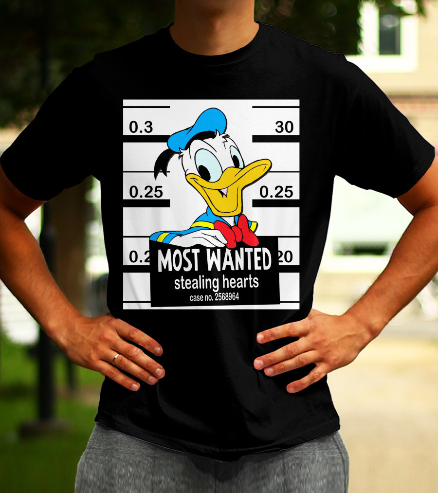 Most Wanted Stealing Hearts Donald Case No. 2568964 T-Shirt