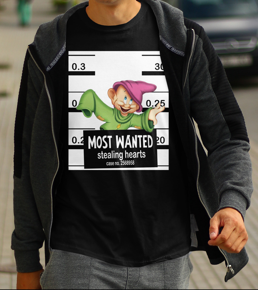 Most Wanted Stealing Hearts Dopey Case No. 2568958 T-Shirt