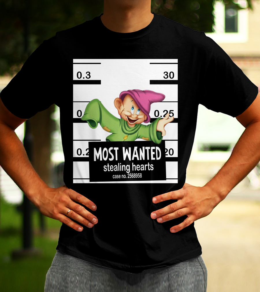Most Wanted Stealing Hearts Dopey Case No. 2568958 T-Shirt