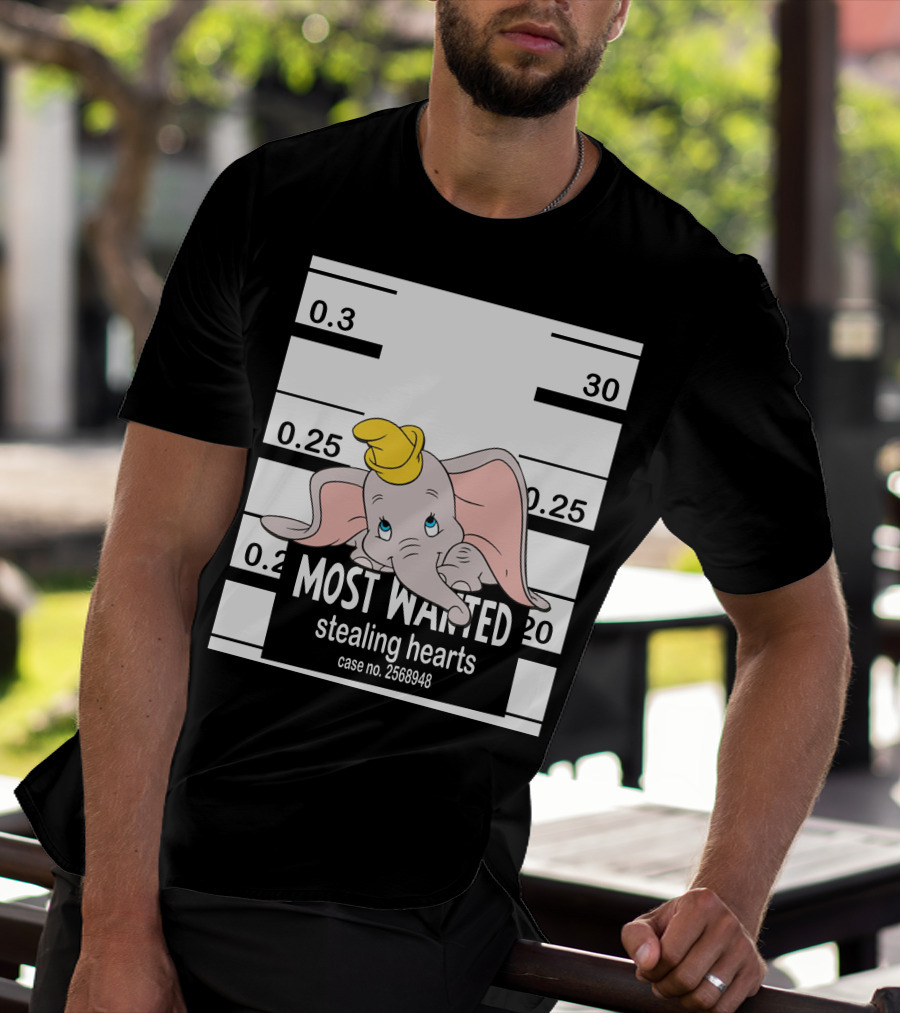Dumbo Most Wanted Stealing Hearts Case No. 2568948 T-Shirt