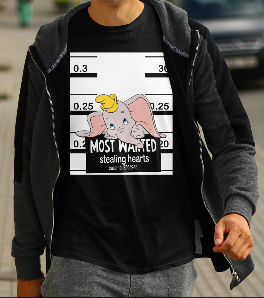Dumbo Most Wanted Stealing Hearts Case No. 2568948 T-Shirt