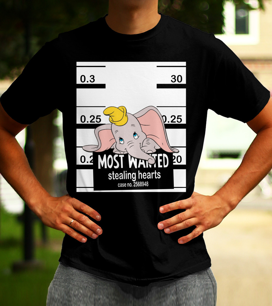 Dumbo Most Wanted Stealing Hearts Case No. 2568948 T-Shirt