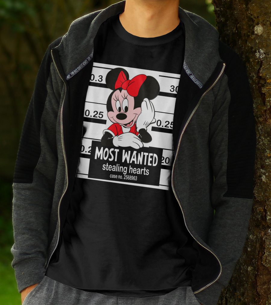 Minnie Most Wanted Stealing Hearts Case No. 2568963 T-Shirt