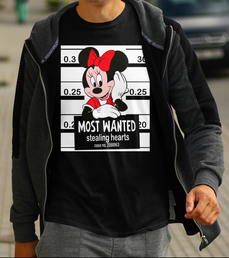 Minnie Most Wanted Stealing Hearts Case No. 2568963 T-Shirt