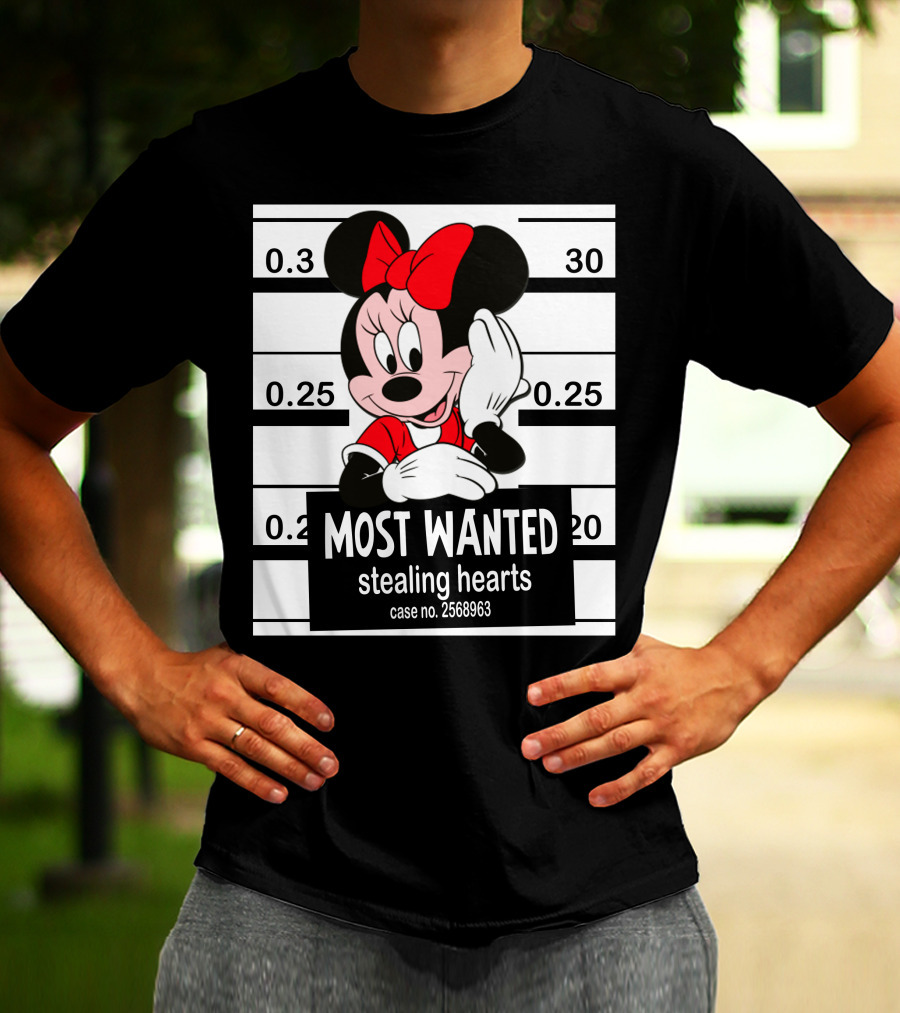 Minnie Most Wanted Stealing Hearts Case No. 2568963 T-Shirt
