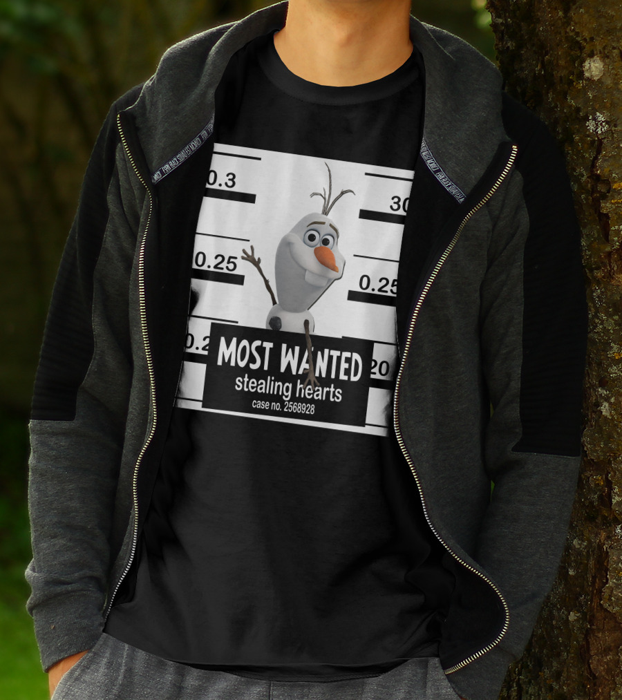 Most Wanted Stealing Hearts Olaf Case No. 2568928 T-Shirt
