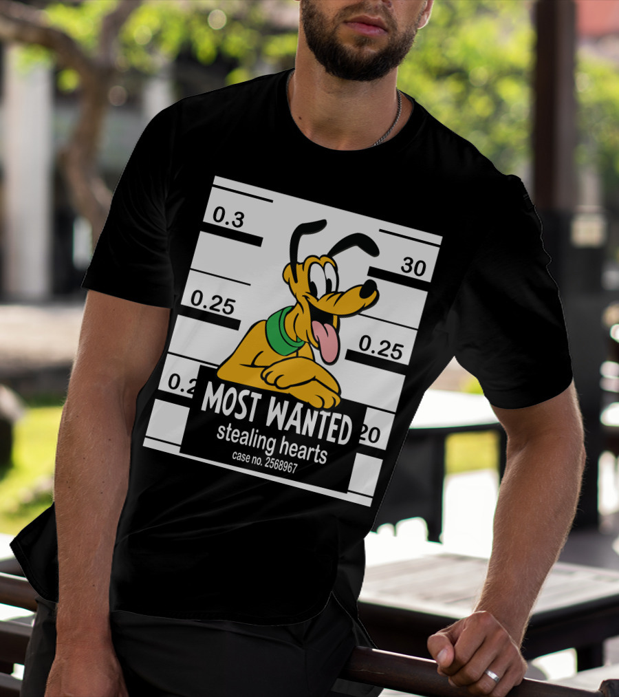 Most Wanted Pluto Stealing Hearts Case No. 2568967 T-Shirt