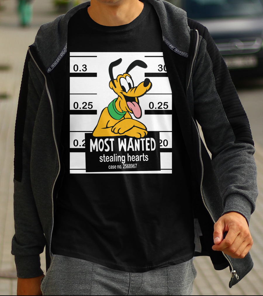 Most Wanted Pluto Stealing Hearts Case No. 2568967 T-Shirt