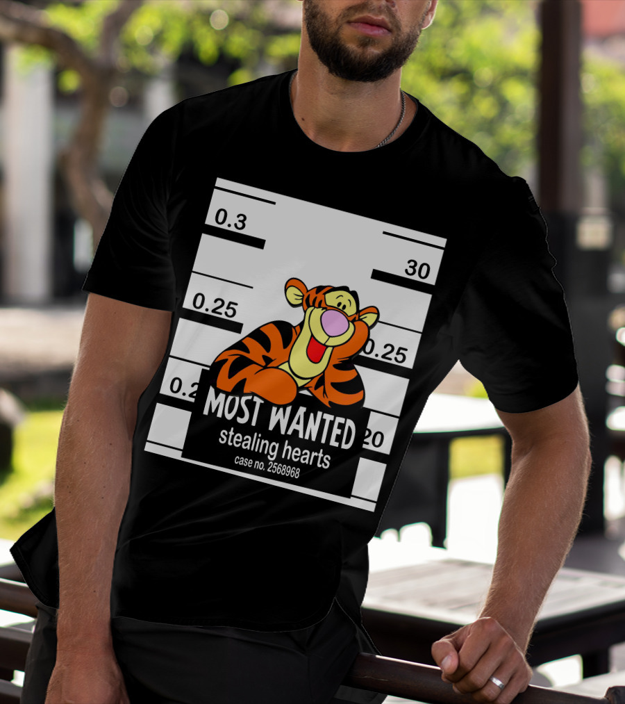 Most Wanted Tigger Stealing Hearts Case No. 2568968 T-Shirt