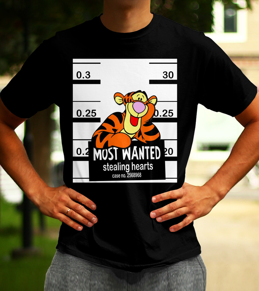 Most Wanted Tigger Stealing Hearts Case No. 2568968 T-Shirt