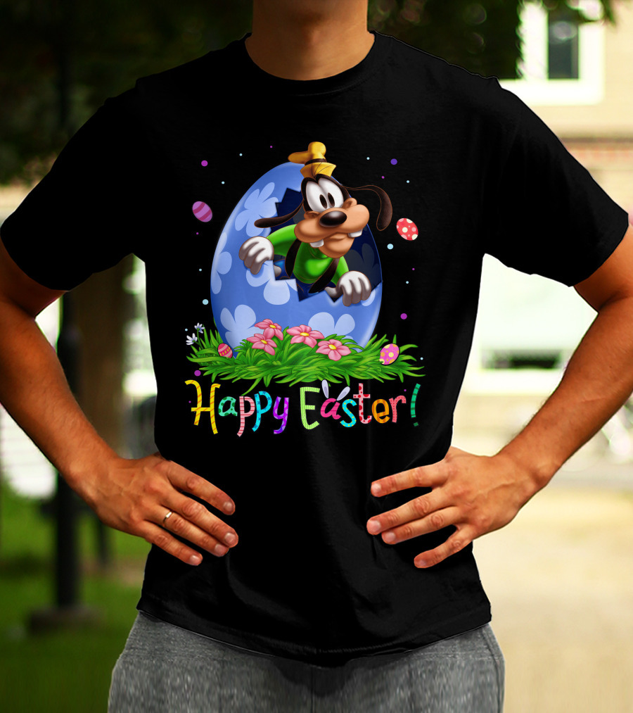 Happy Easter Goofy Egg Surprise T-Shirt