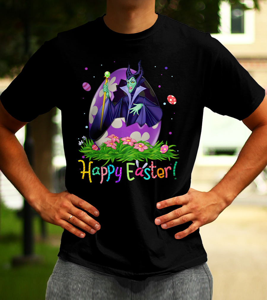 Maleficent Happy Easter Magic Egg Hunt Celebration T-Shirt