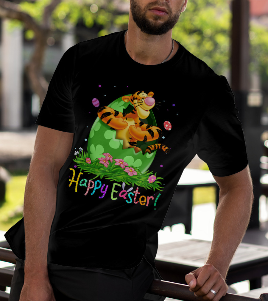 Tigger Happy Easter Egg Hunt Celebration T-Shirt