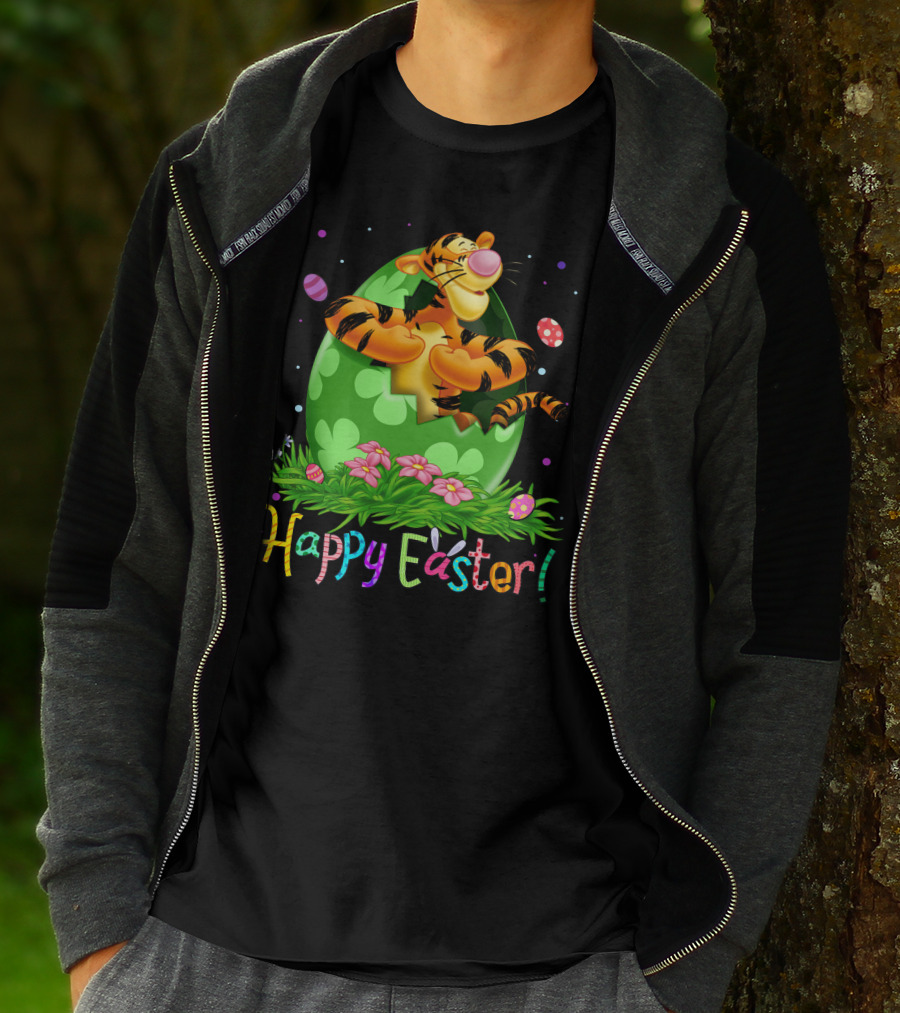 Tigger Happy Easter Egg Hunt Celebration T-Shirt
