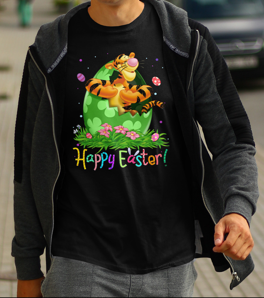 Tigger Happy Easter Egg Hunt Celebration T-Shirt