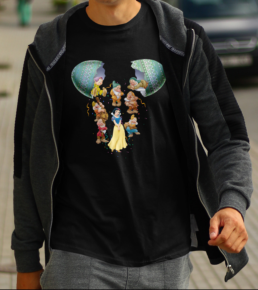 Snow White Seven Dwarfs Easter Egg Surprise T-Shirt