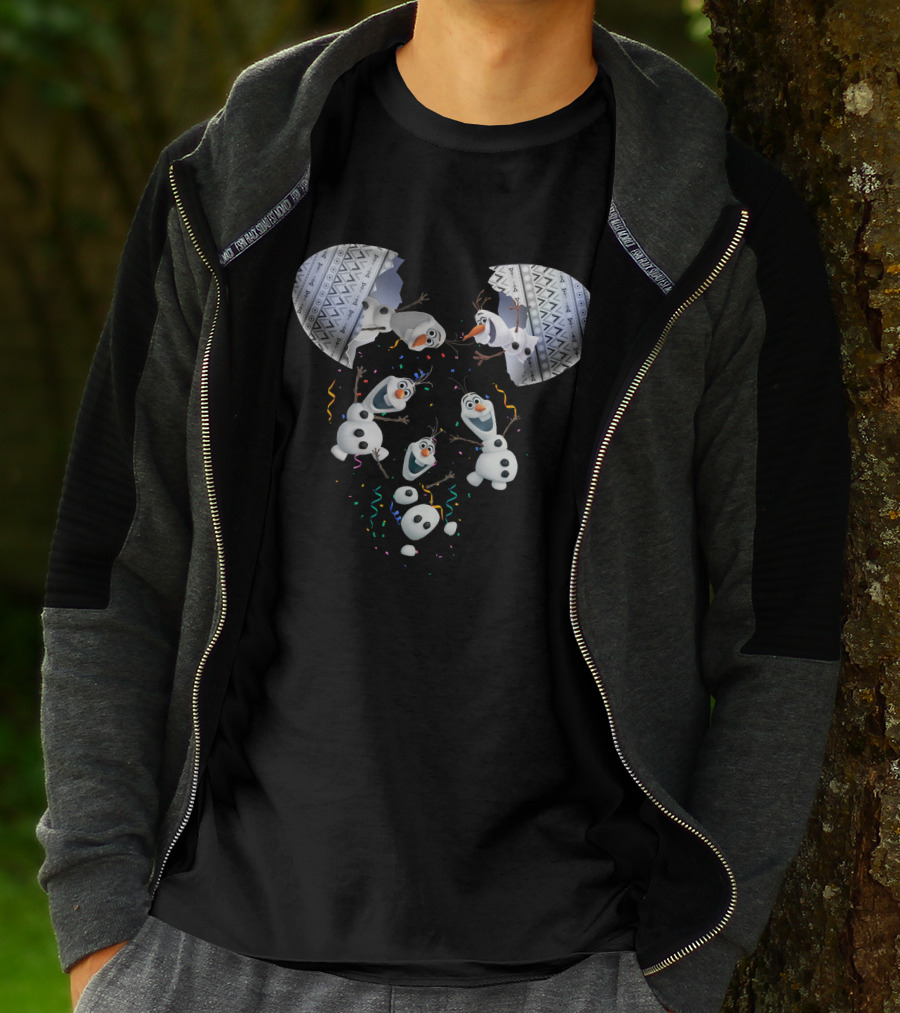 Frozen Olaf Disney Celebration Confetti T-Shirt