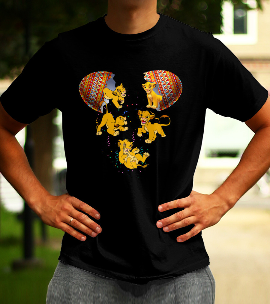 Simba Lion King Inspired Mouse Headburst T-Shirt