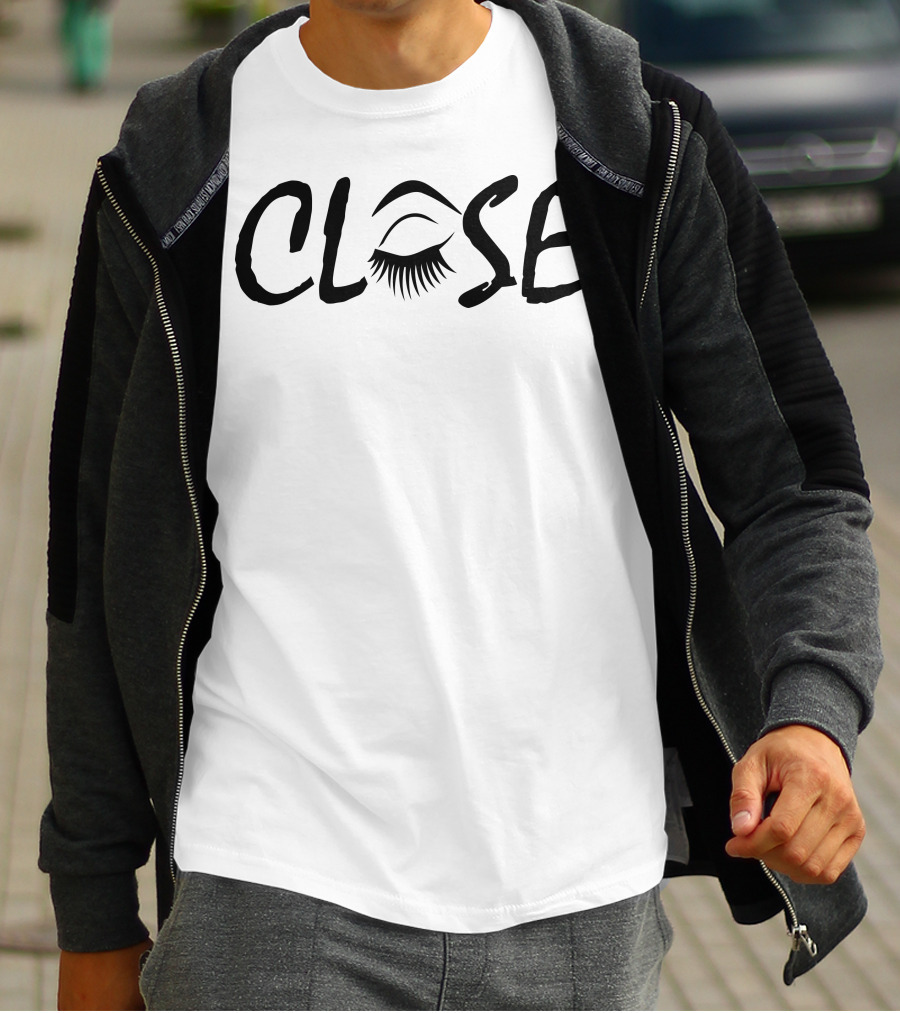 CLOSE Eyelash Logo With Eye T-Shirt