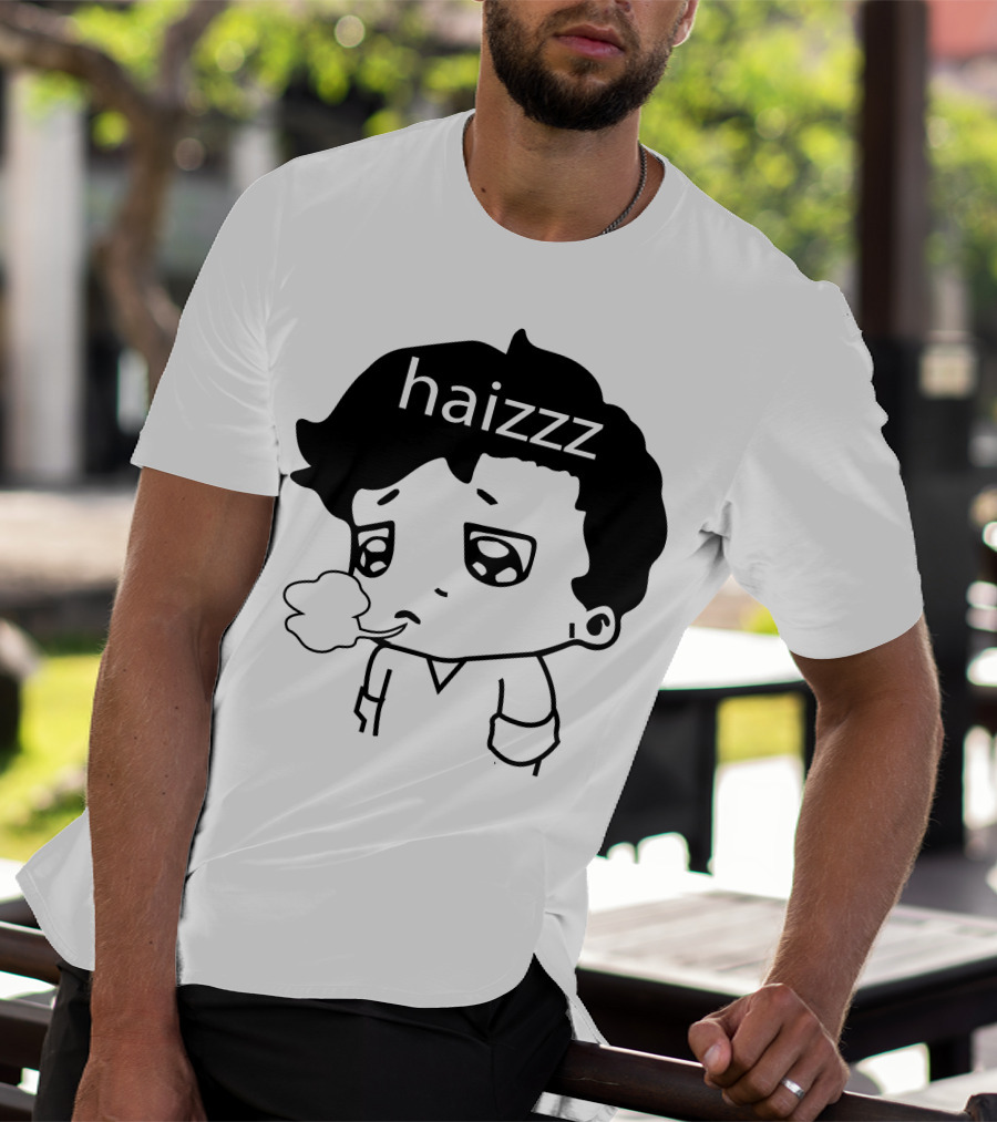 Haizzz Thổi Bong Bóng Buồn Dễ Thương T-Shirt