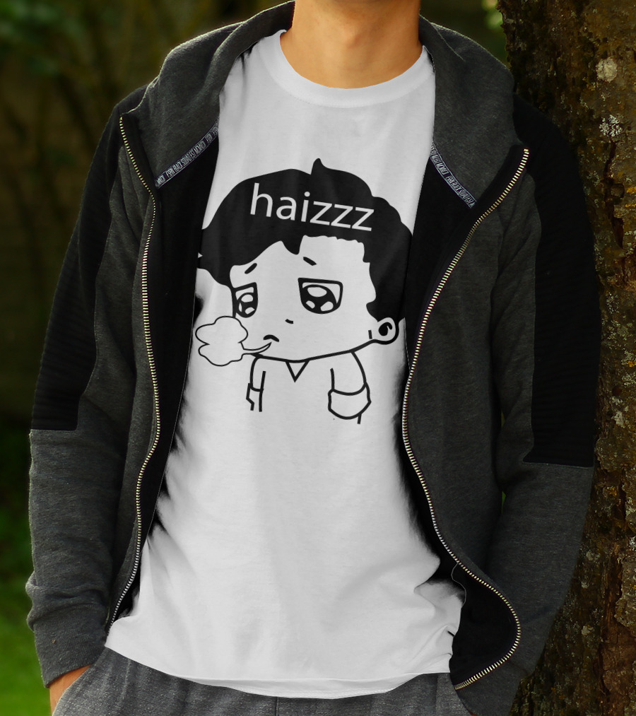 Haizzz Thổi Bong Bóng Buồn Dễ Thương T-Shirt