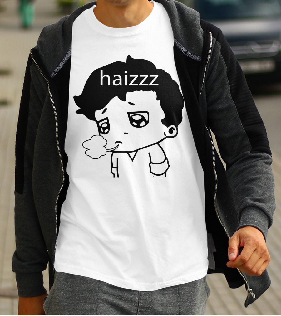 Haizzz Thổi Bong Bóng Buồn Dễ Thương T-Shirt