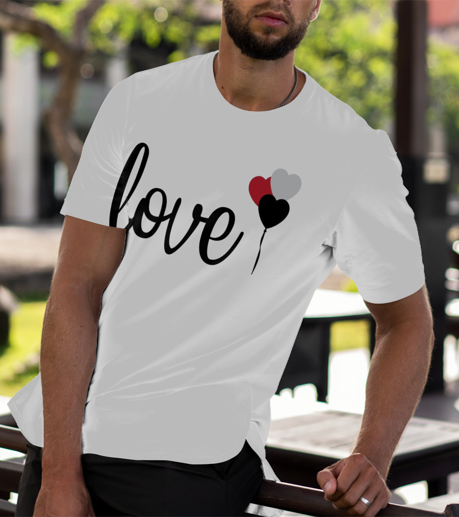 Love Heart Balloons T-Shirt