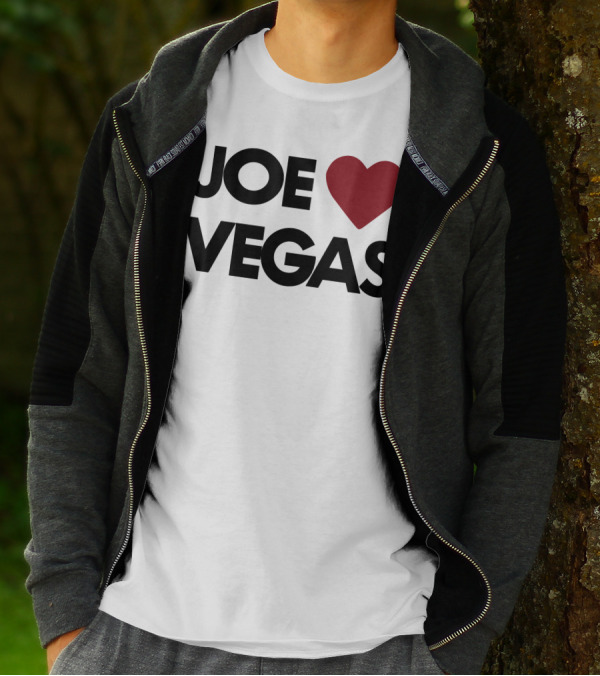 Joe Heart Vegas Love T-Shirt