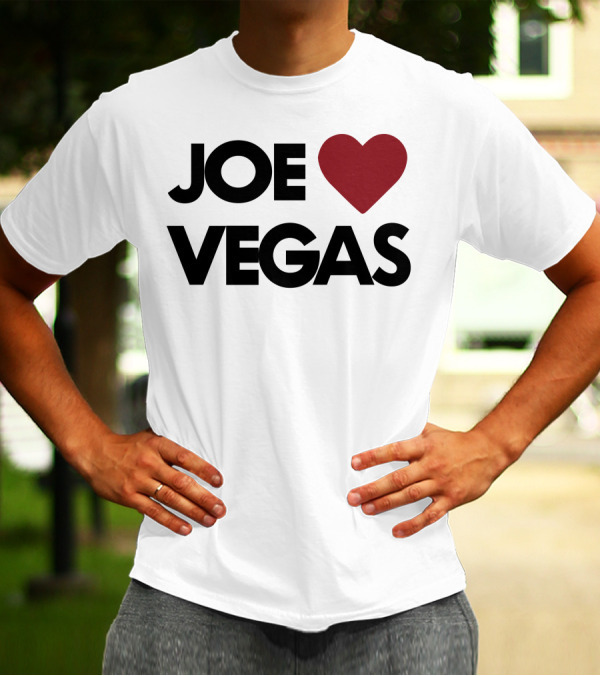 Joe Heart Vegas Love T-Shirt
