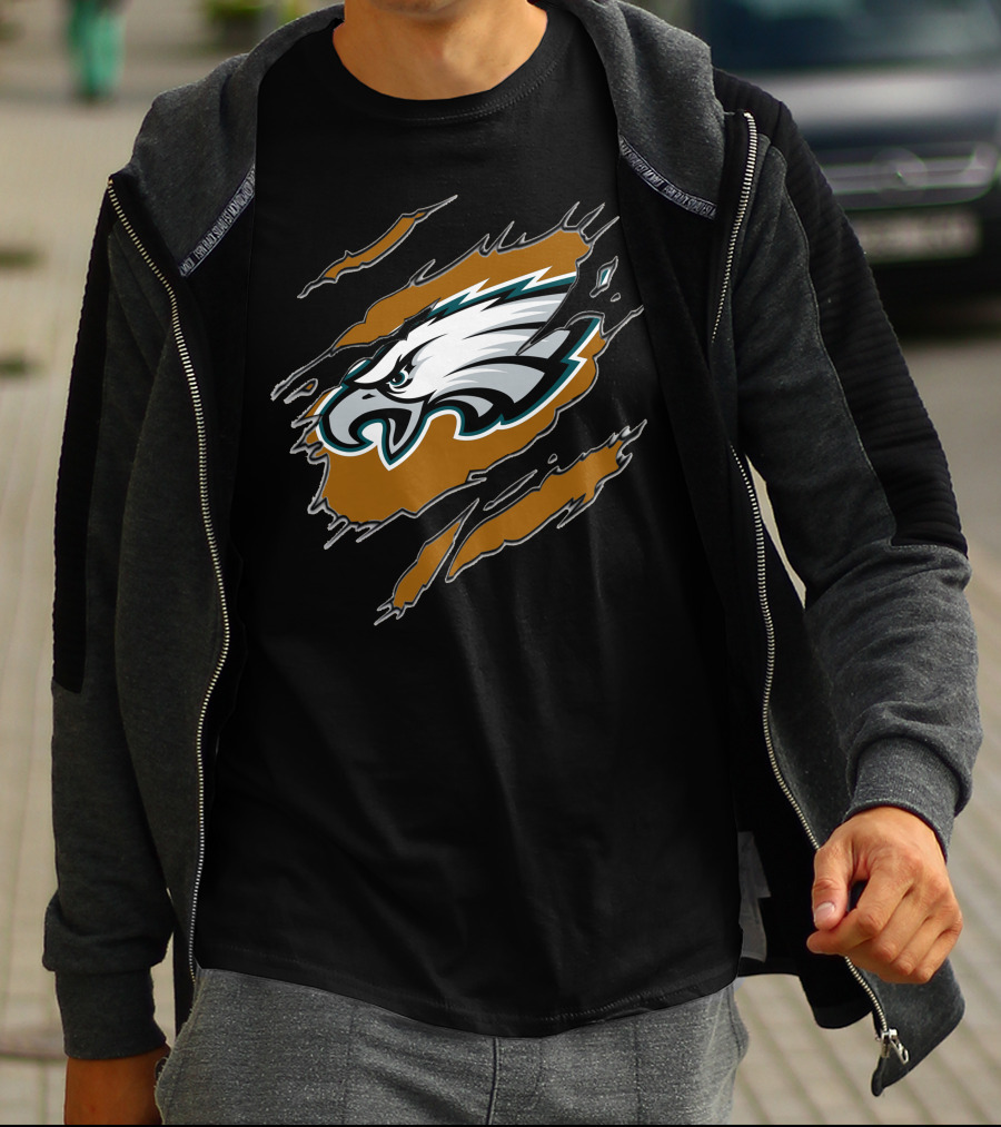 Philadelphia Eagles Logo Burst T-Shirt