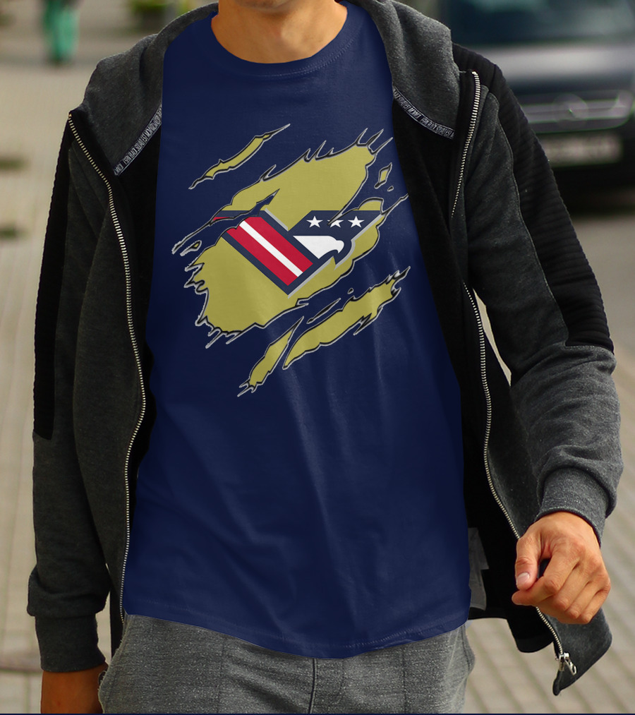 Washington Valor American Football Eagle Stars Stripes T-Shirt