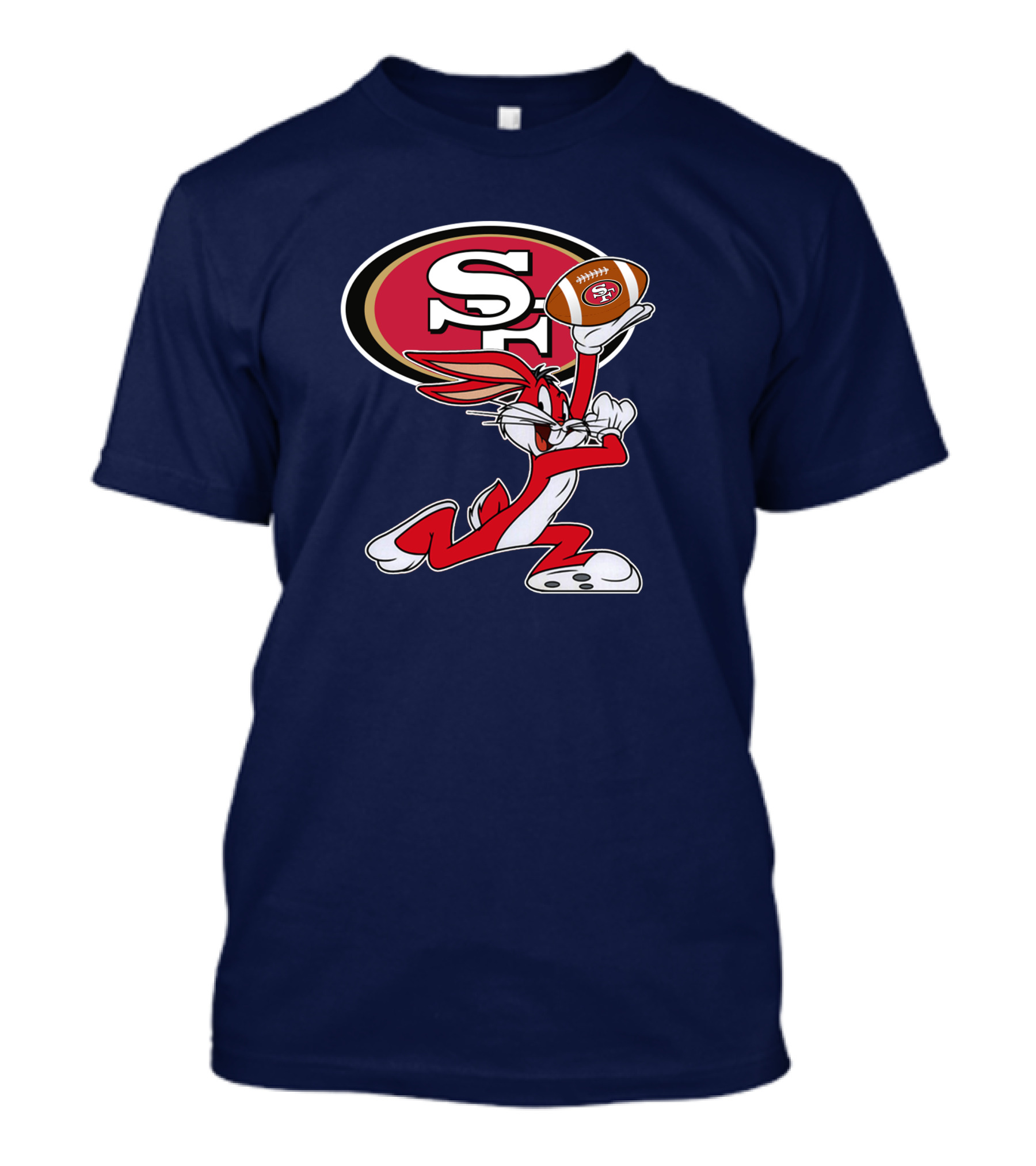 San Francisco 49ers Bugs Bunny Football T-Shirt
