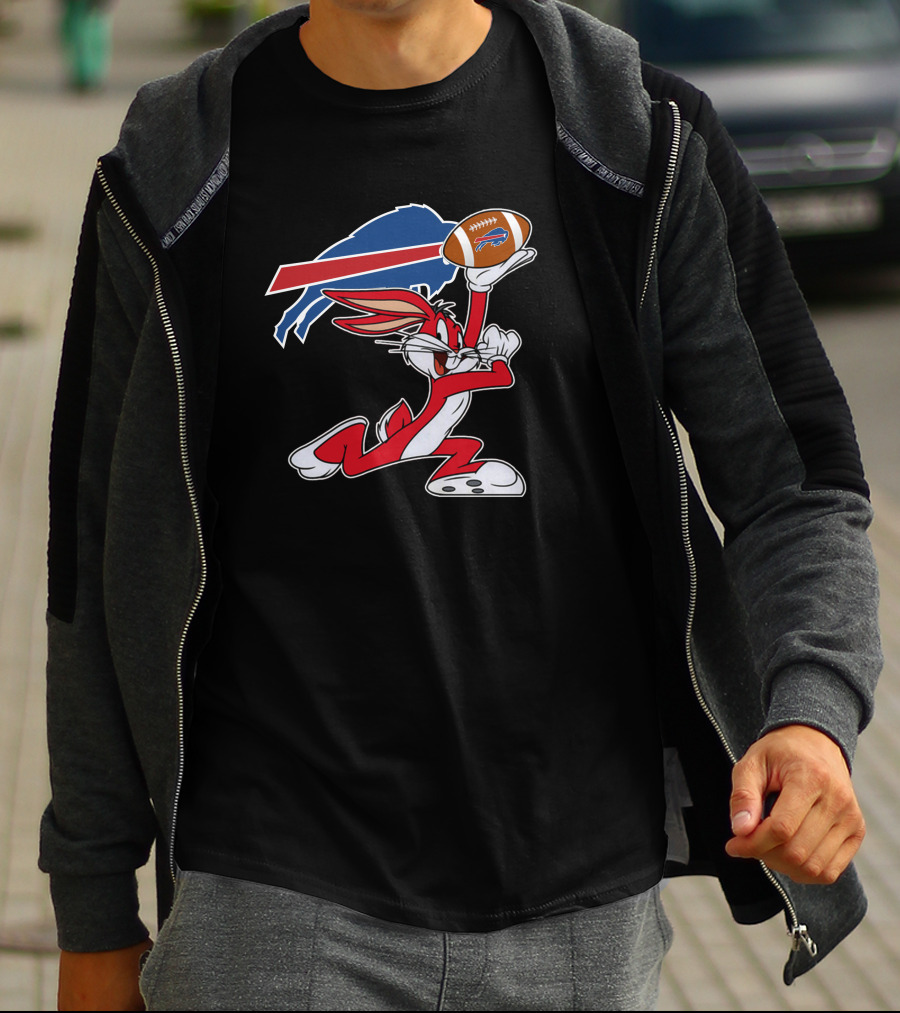 Buffalo Bills Bugs Bunny Football Chiefs T-Shirt
