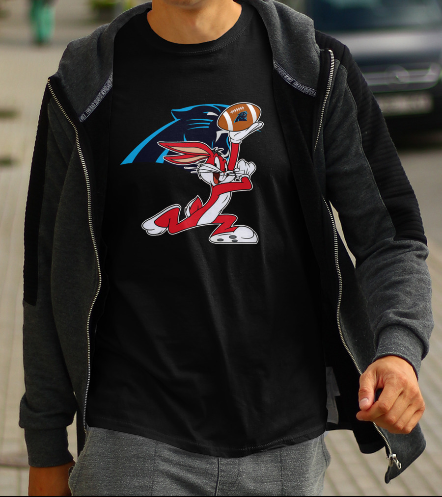 Carolina Panthers Bugs Bunny Football Chiefs T-Shirt