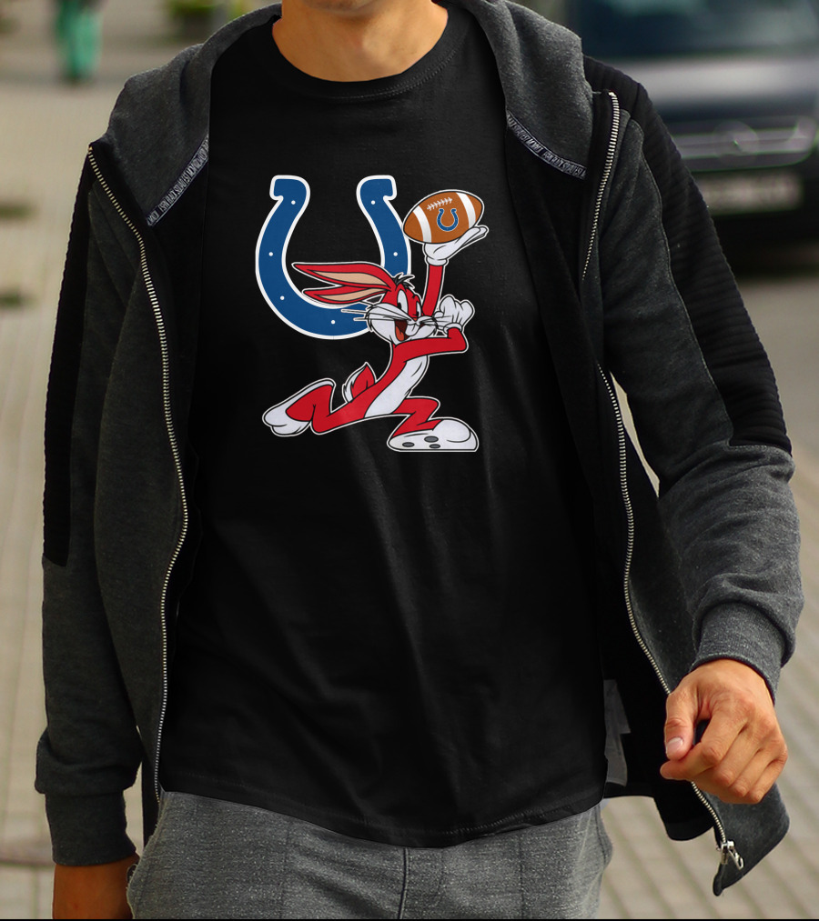 Indianapolis Colts Bugs Bunny Football T-Shirt