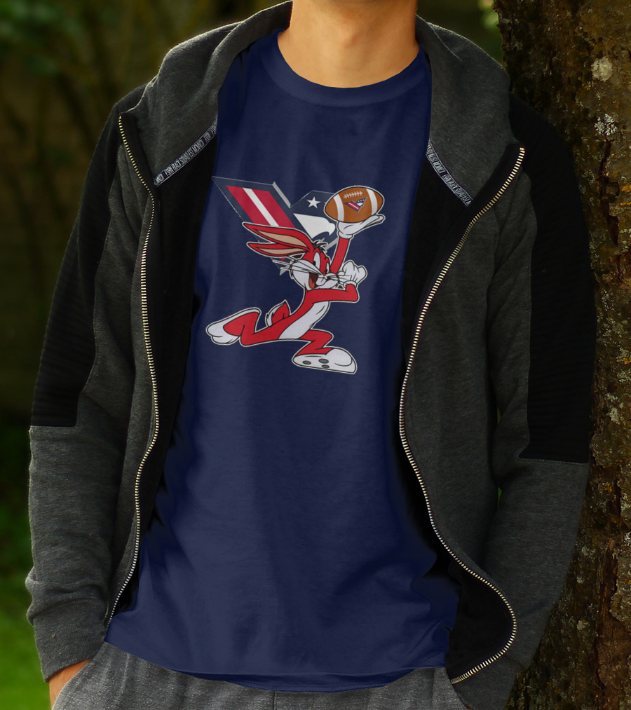 Bugs Bunny Washington Valor Chiefs Football Crossover T-Shirt