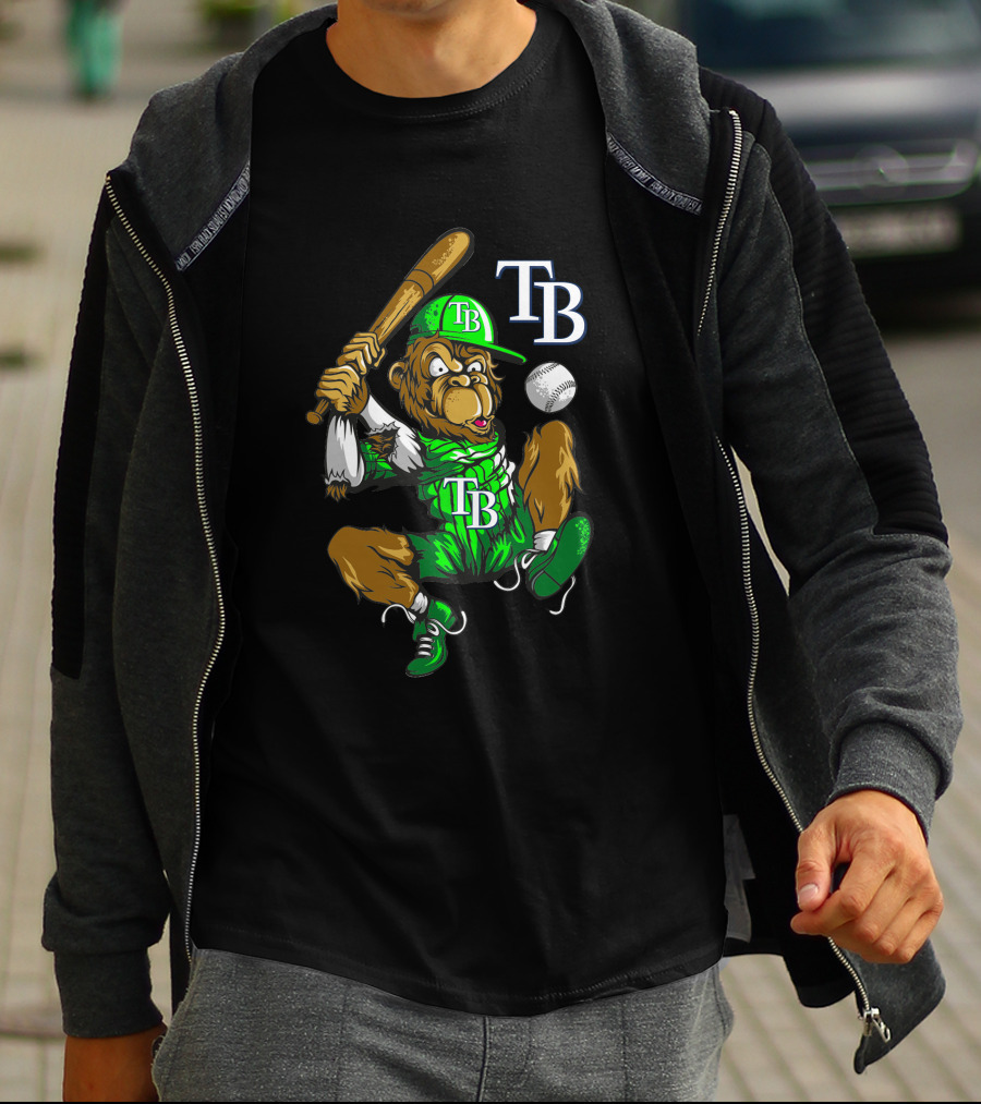 Tb Baseball Bear With Bat And Ball T-Shirt