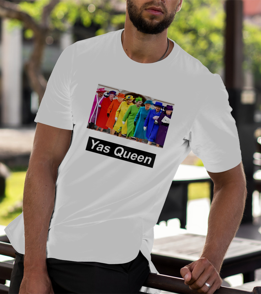 Yas Queen Rainbow Fashion T-Shirt