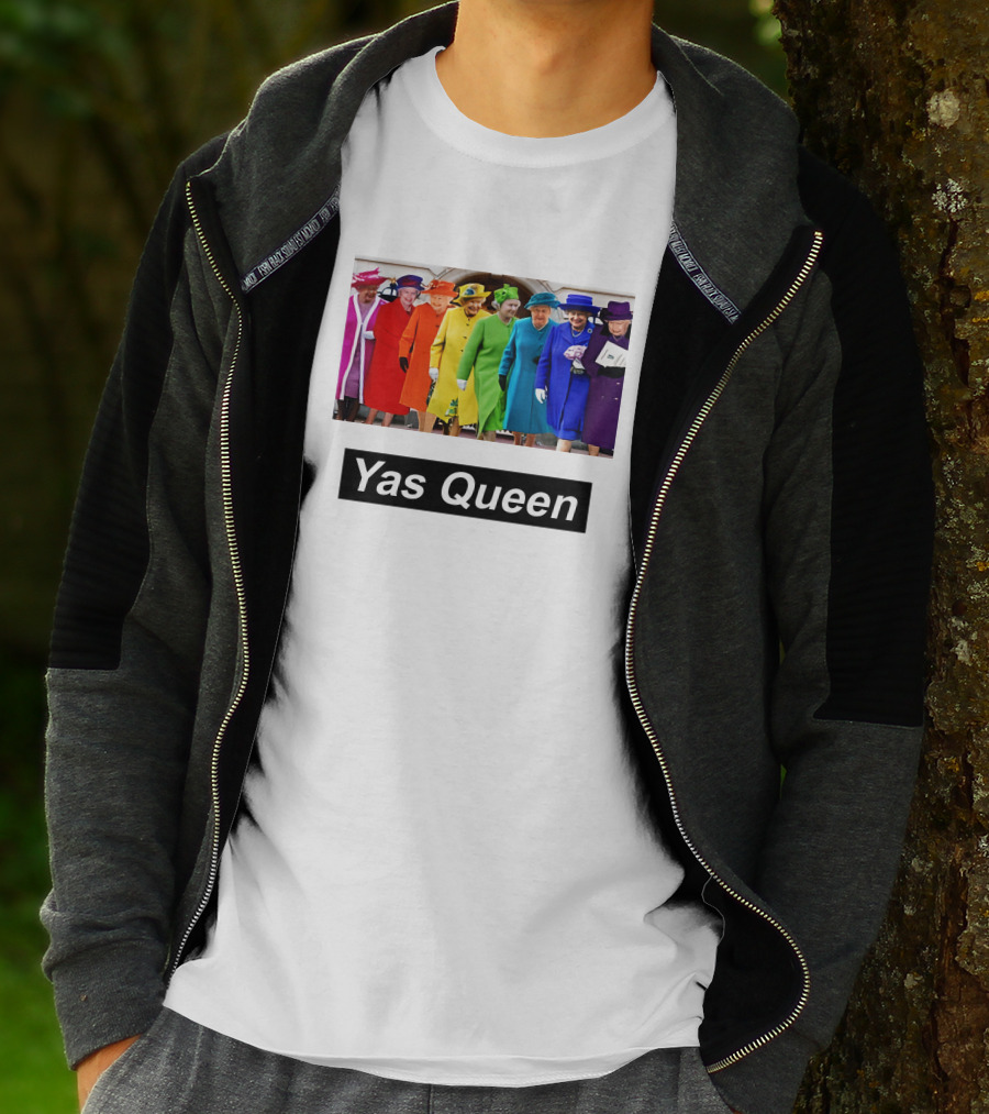 Yas Queen Rainbow Fashion T-Shirt