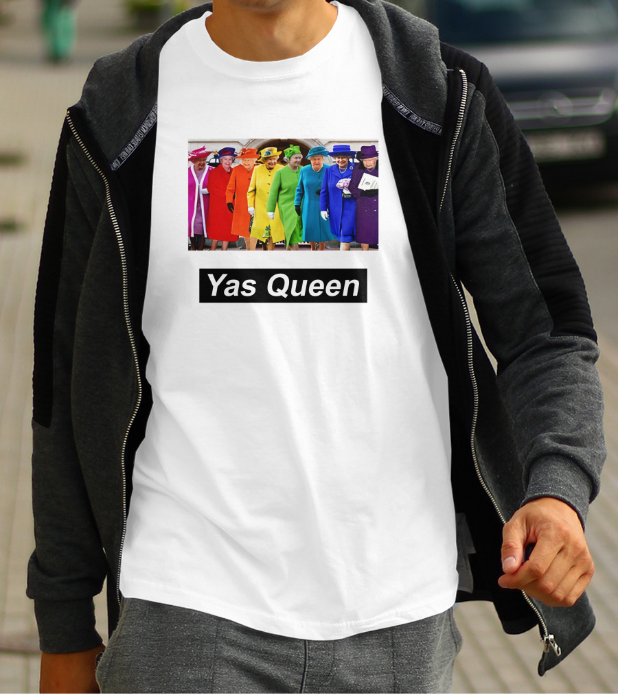 Yas Queen Rainbow Fashion T-Shirt
