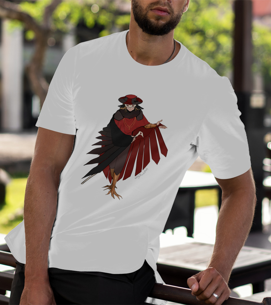 Wolfythewitch Philza Red Raven Aesthetic Fan T-Shirt