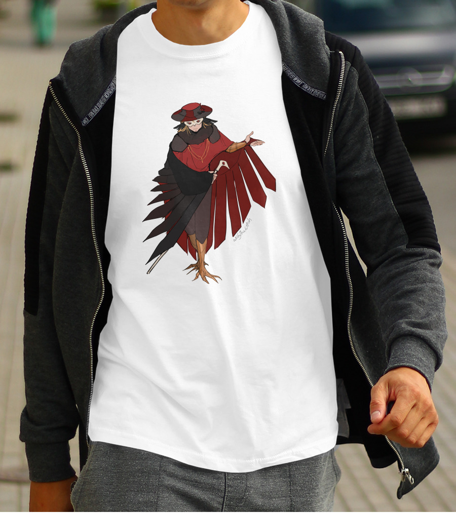 Wolfythewitch Philza Red Raven Aesthetic Fan T-Shirt