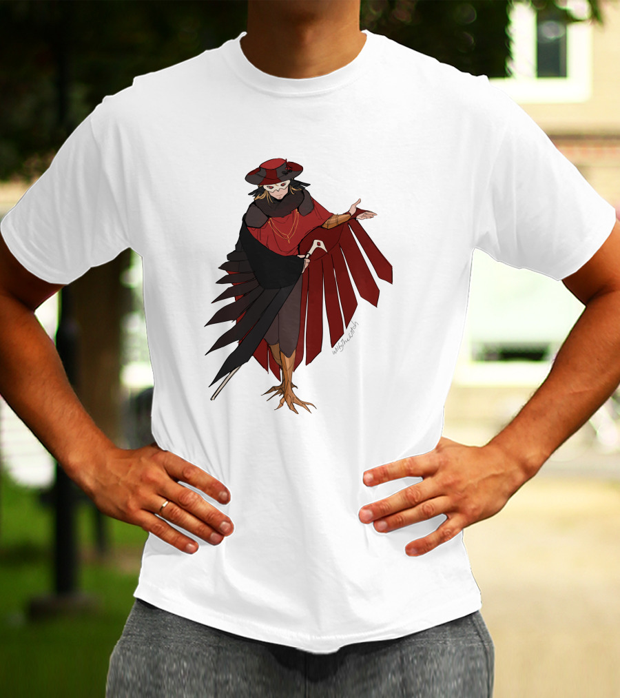 Wolfythewitch Philza Red Raven Aesthetic Fan T-Shirt