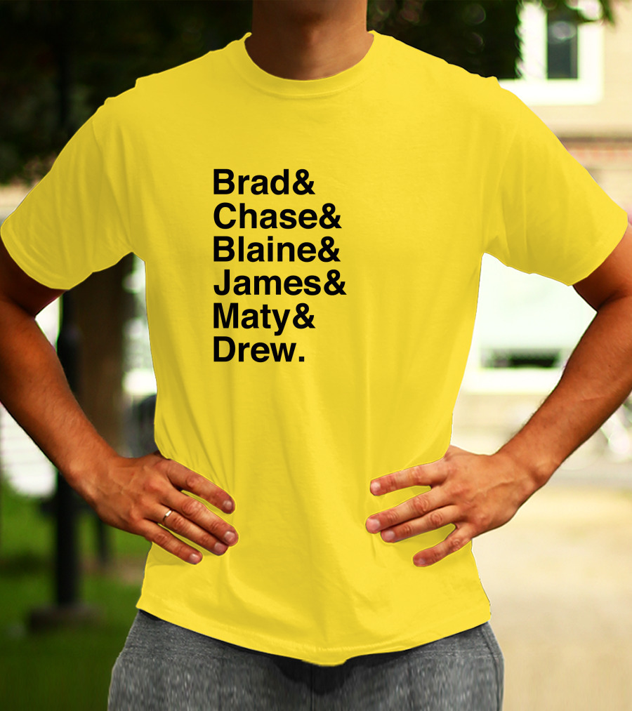Brad Chase Blaine James Maty Drew 573 Tees Collaboration T-Shirt