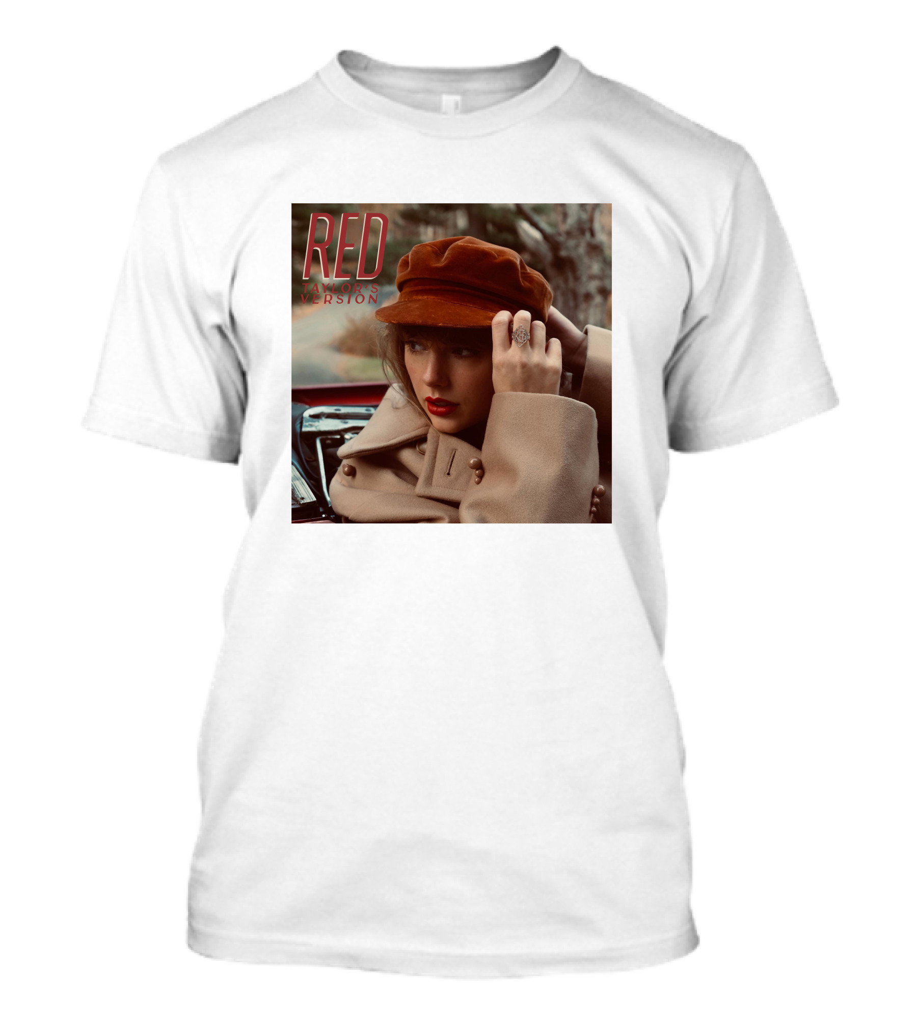 RED Taylor's Version Album Cover The Swift Society T-Shirt