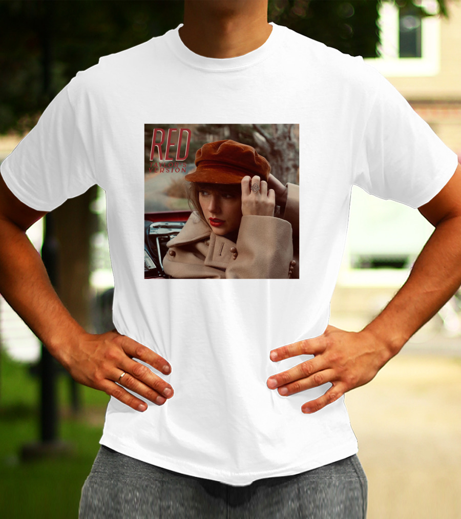 RED Taylor's Version Album Cover The Swift Society T-Shirt