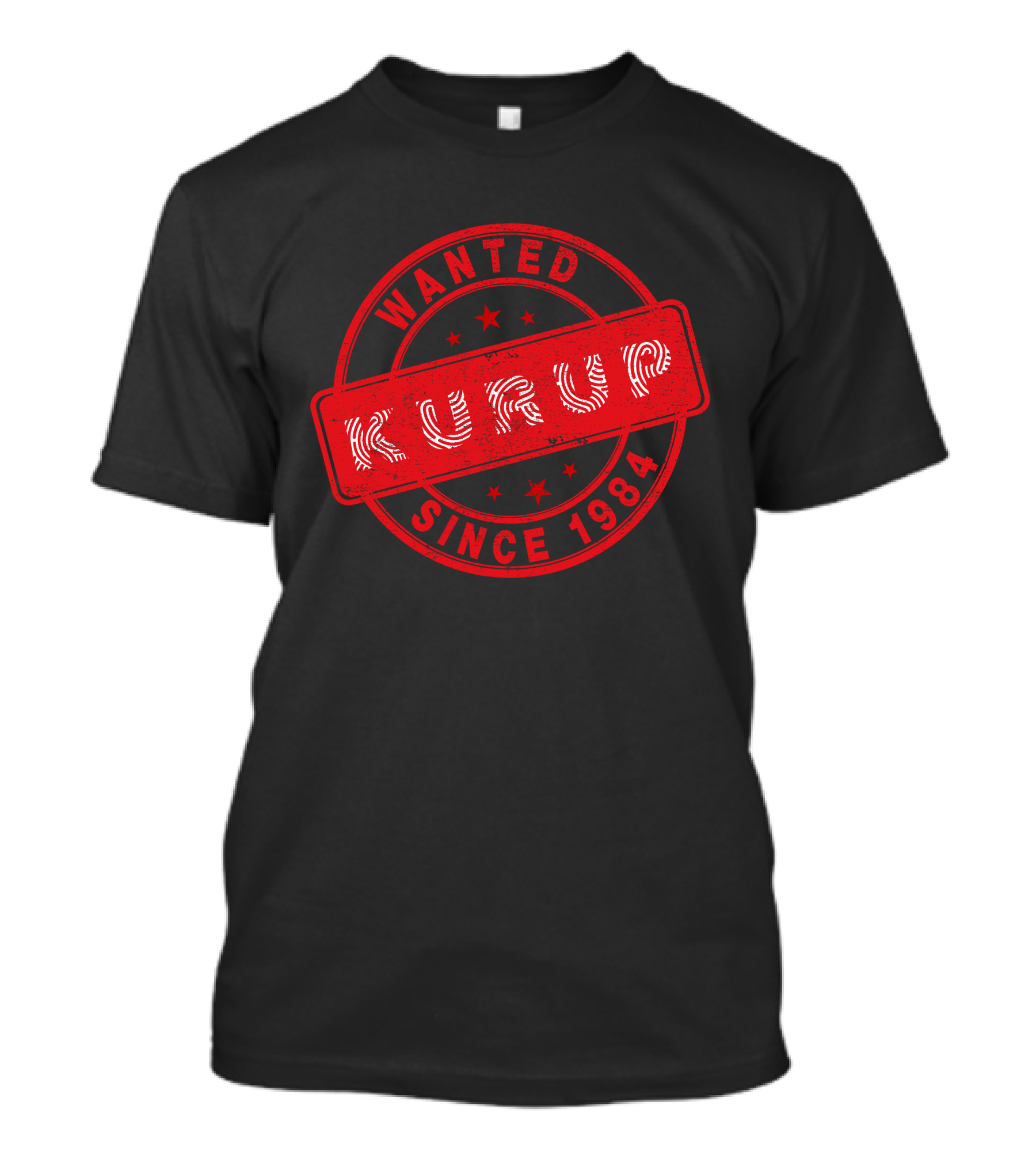 Mydesignation Merch Kurup Wanted Stamp Since 1984 T-Shirt